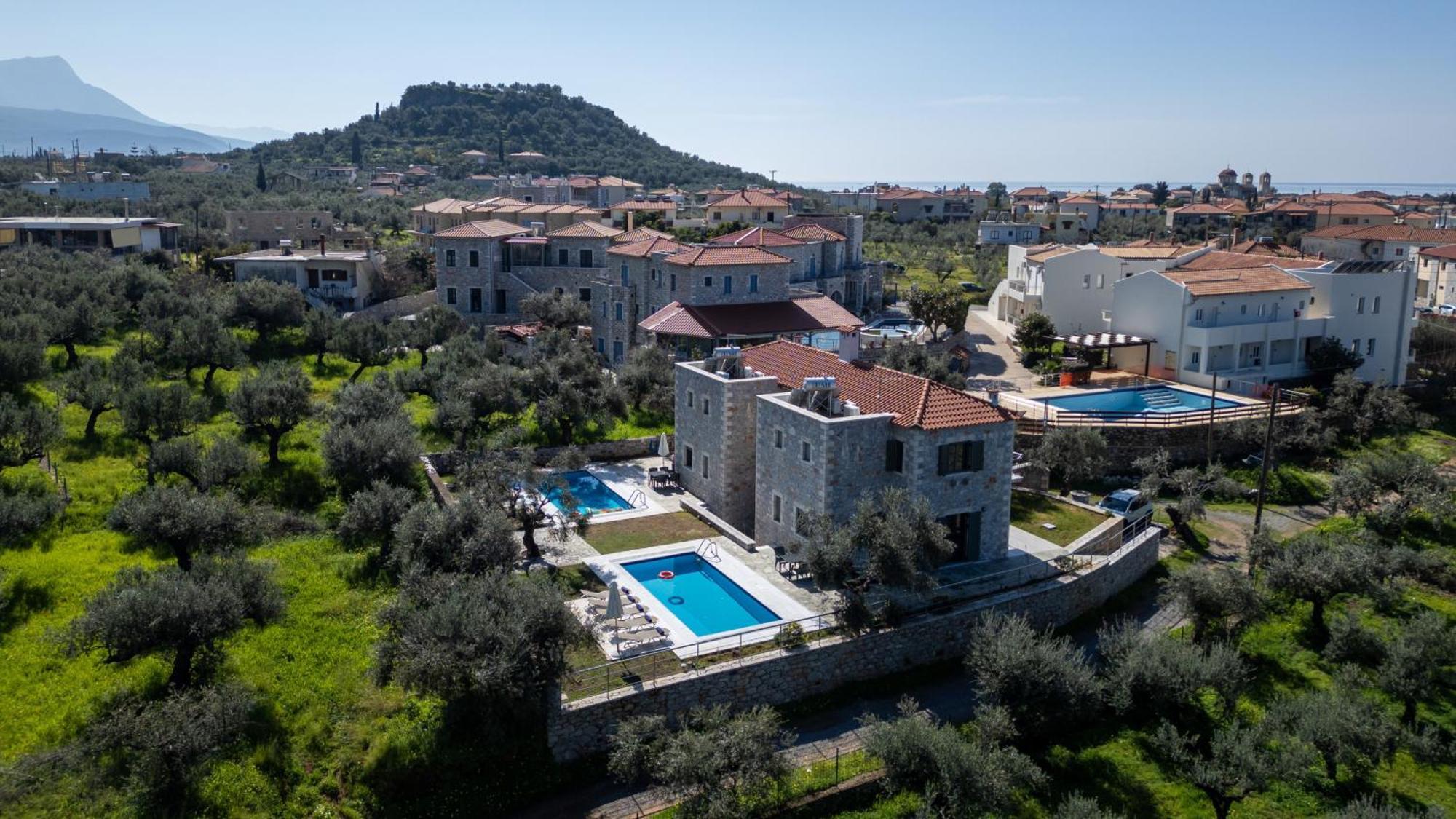 Torri Di Pietra Villa Stoúpa Dış mekan fotoğraf